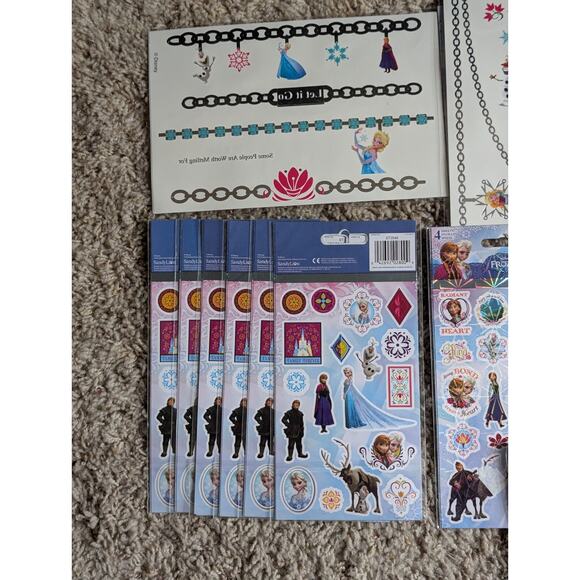 Disney Frozen Scrapbooking Sticker Packs Card Making More - Picture 2 of 4